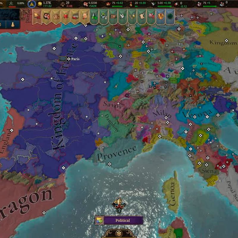 Изображение игры Europa Universalis V Europa Universalis V - Steam ключ